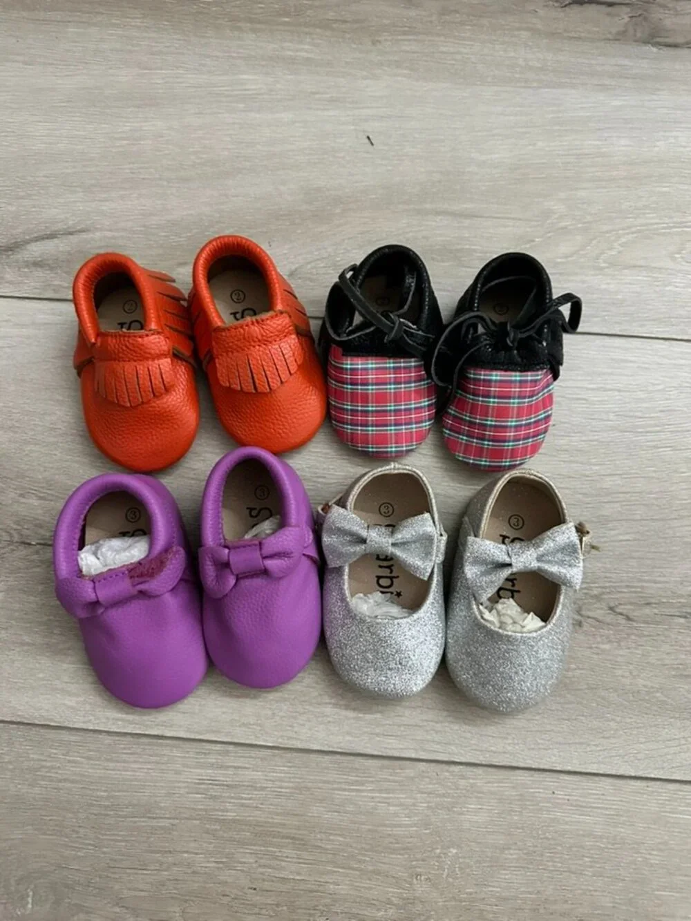 4 pairs Size 2 Size 3 lots Baby Shoes Lots Flash Sale toddler Shoes Sandals